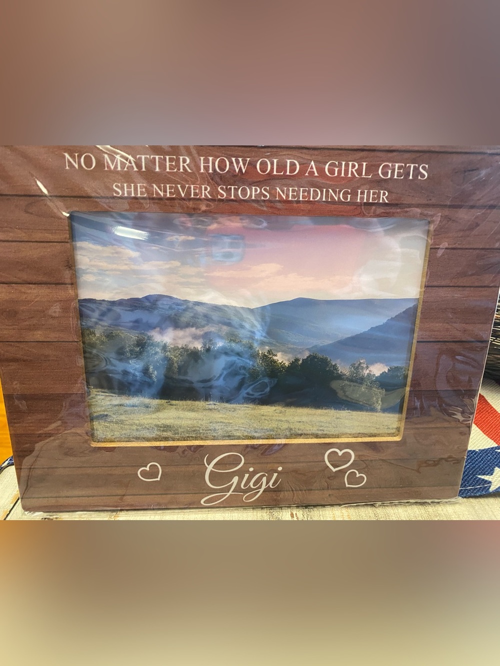 Beautiful Gigi 5x7 Frame W/Easel Back